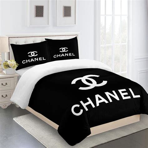 black chanel comforter set|cheap chanel comforter set.